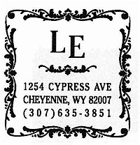 Three Designing Women - Custom Stamper #CS-3229 (Two Initials)