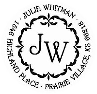 Three Designing Women - Custom Stamper #CS-3231 (Two Initials)