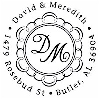 Three Designing Women - Custom Stamper #CS-3234 (Two Initials)