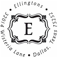 Three Designing Women - Custom Stamper #CS-3235 (One Initial)