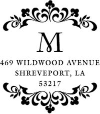 Three Designing Women - Custom Stamper #CS-3239 (One Initial)