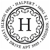 Three Designing Women - Custom Stamper #CS-3241 (One Initial)