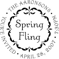 Three Designing Women - Custom Stamper #CS-3231 (Spring Fling)