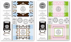 Three Designing Women - Custom Stamper & Note Cards Gift Certificate