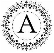Three Designing Women - Single Initial Stamp (#MS-3104)