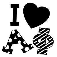 Three Designing Women - Mix n Match Clip Packs (Alpha Phi - AP - Symbol)