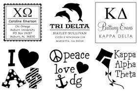 Sorority Stamper Designs by Three Designing Women