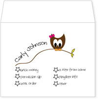I'm Inkpressed School Envelopes - Owl (Holiday Papers #SE-1206)
