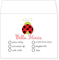 I'm Inkpressed School Envelopes - Ladybug (Holiday Papers #SE-1209)