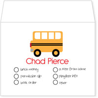 I'm Inkpressed School Envelopes - School Bus (Holiday Papers #SE-1210)