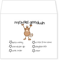 I'm Inkpressed School Envelopes - Monkeying Around (Holiday Papers #SE-1224)