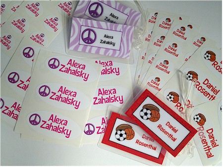 Personalized ID Tags & Waterproof Labels (Back to School)