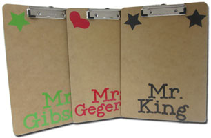 Personalized Clipboard (Teacher)