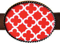 Boatman Geller - Belt Buckles (Bristol Tile Raspberry) (BG0004)