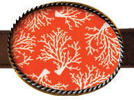 Boatman Geller - Belt Buckles (Coral Repeat) (BG0007)