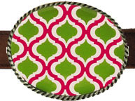 Kate Raspberry Belt Buckles by Boatman Geller (BG-kate-raspberry)