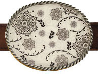 Dreaming Black and White Belt Buckles by EA Designs (EA-dreamingblackandwhite)