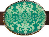 Sherri Emerald Belt Buckles by EA Designs (EA-sherri-emerald)