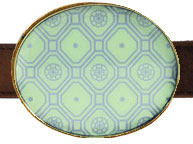 Cameroon Mint Belt Buckles by Julie Browning Bova (cameroon-mint)