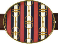 Modern Bit Coral Belt Buckles by Julie Browning Bova (modernbit-coral)