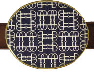 Signature Blue Belt Buckles by Julie Browning Bova (signature-blue)