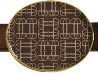 Signature Brown Belt Buckles by Julie Browning Bova (signature-brown)