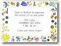 Blue Mug Designs Birth Announcement - Baby Border (AP-11)