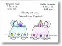Blue Mug Designs Birth Announcement - It's a Boy...It's a Girl! (BA-06T)