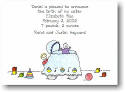 Blue Mug Designs Birth Announcement - Second Time Around (BA-09)