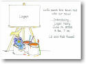 Blue Mug Designs Birth Announcement - Paint the Town! (BA-506)