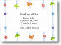Blue Mug Designs Birth Announcement - Sweet Dreams Blue (BA-605)