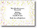 Blue Mug Designs Birth Announcement - Field of Blooms (BA-606)