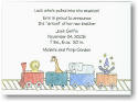 Blue Mug Designs Birth Announcement - Circus Train (BA-903)
