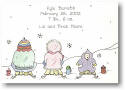Blue Mug Designs Birth Announcement - Snow Buddies (BA-118)