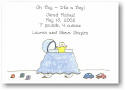 Blue Mug Designs Birth Announcement - Rhapsody In Blue (BA-305)