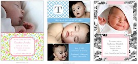 Photo Birth Announcements by Boatman Geller