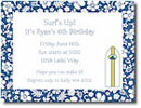 Boatman Geller Birth Announcements or Invitations - Navy Surfboard (#16241)