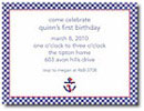 Boatman Geller Birth Announcements or Invitations - Anchor (#16267)