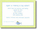 Boatman Geller Birth Announcements or Invitations - Fish (#16274)