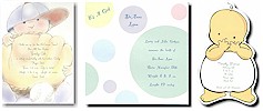 Announce your baby with a birth announcement by Carlson Craft
