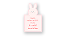 Checkerboard Rockabye Album - Finger Puppets (Bunny) (AVA-AAC-J)
