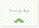 Checkerboard Folded Note - Curly Caterpillar (AVA-CSM-N)