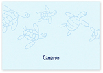 Checkerboard Folded Note - Mr. Turtle (AVA-CYR-Y)