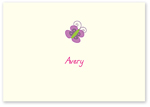 Checkerboard Folded Note - Butterfly (AVA-ERC-E)