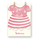 Checkerboard Rockabye Album - Cute Clothesline In Pink (AVA-FAQ-C)