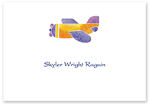 Checkerboard Folded Note - Flying High (AVA-GJV-R)