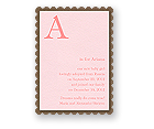 Checkerboard Rockabye Album - Little Letters (AVA-IDW-O)