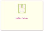 Checkerboard Folded Note - Floppy Eared Bunny (AVA-USQ-J)