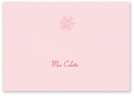 Checkerboard Folded Note - Baby Pink Flower (AVA-VBO-R)