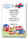 Dinky Designs - Birth Announcements (Train)